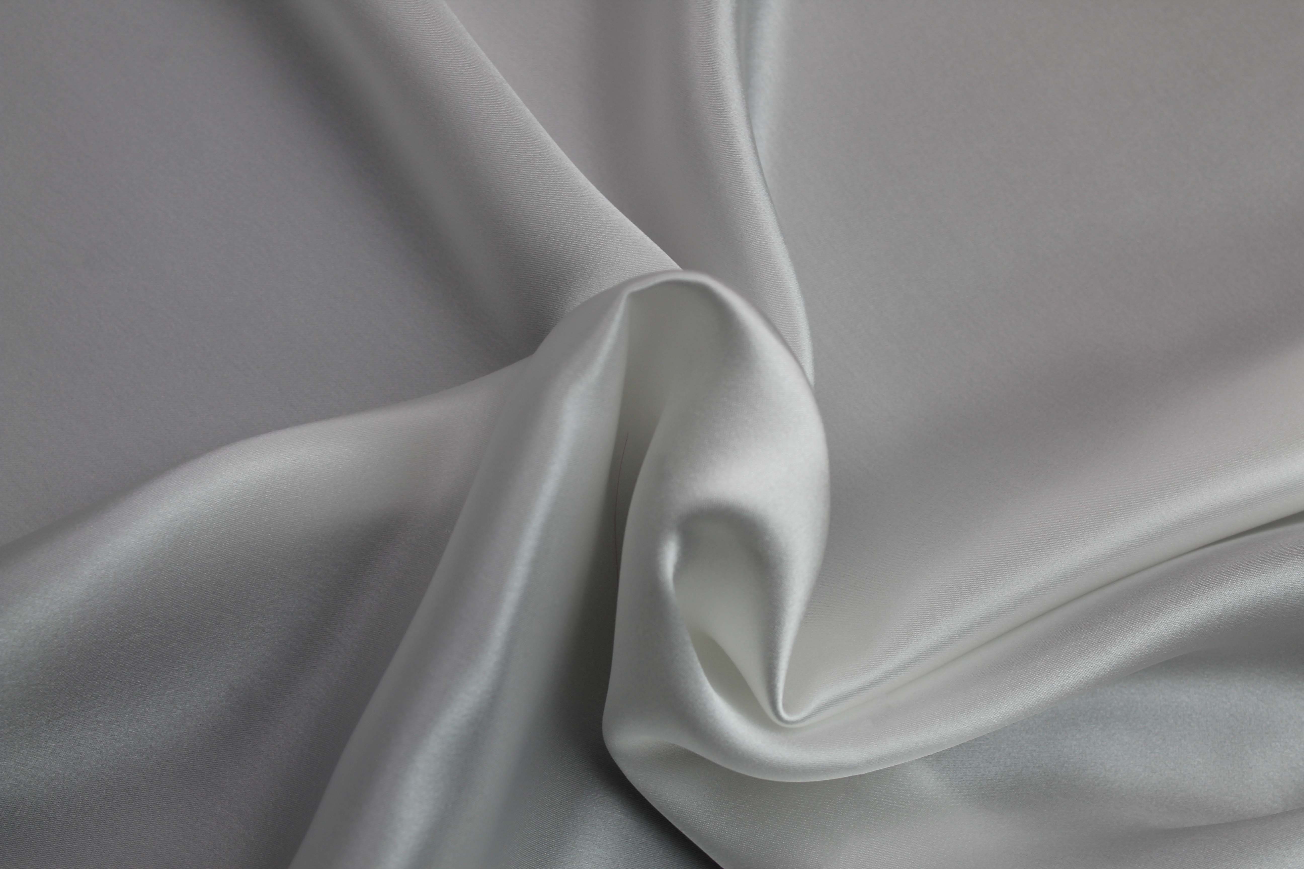 SILK SATIN - WHITE